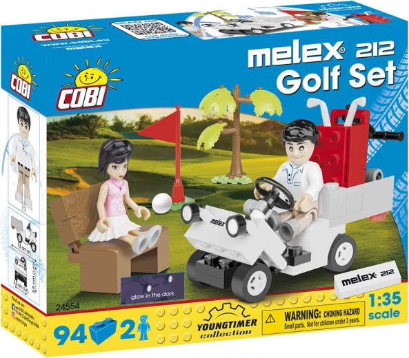 Cobi cărucior de golf Melex 1:35 - 1 bucată