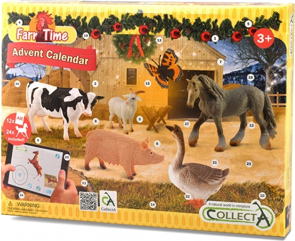 Calendar Advent CollectA Fermă și cai