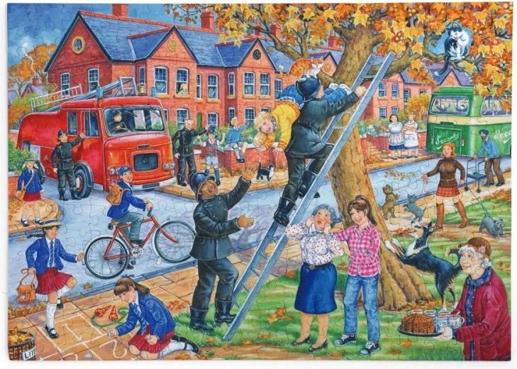 Puzzle House of Puzzles Salvarea pisicuței Kitty, 250 de piese mari