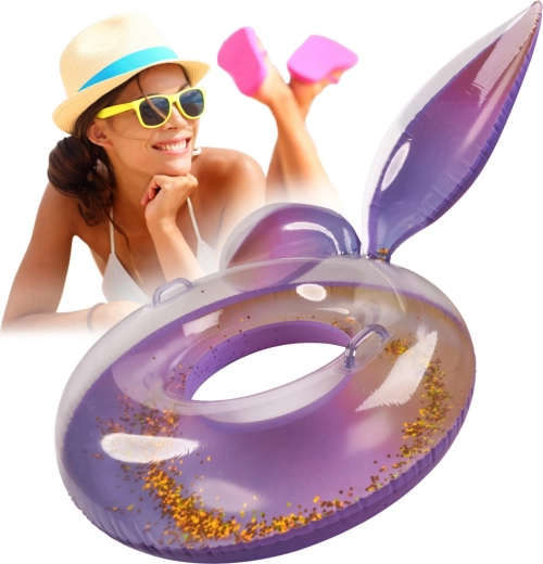 Colac de înot curcubeu cu coadă de sirenă