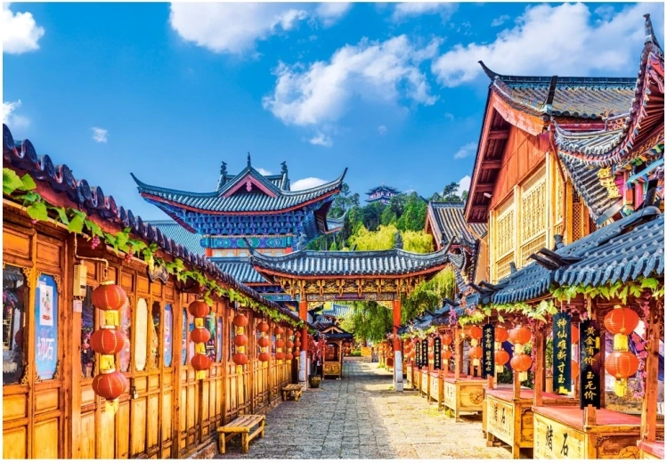 Puzzle Lijiang, China 1000 piese