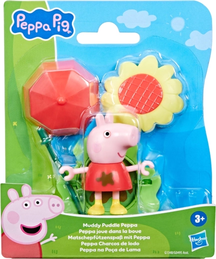 Hasbro Peppa Pig – distracție în bălți și noroi, figurină Peppa cu accesorii