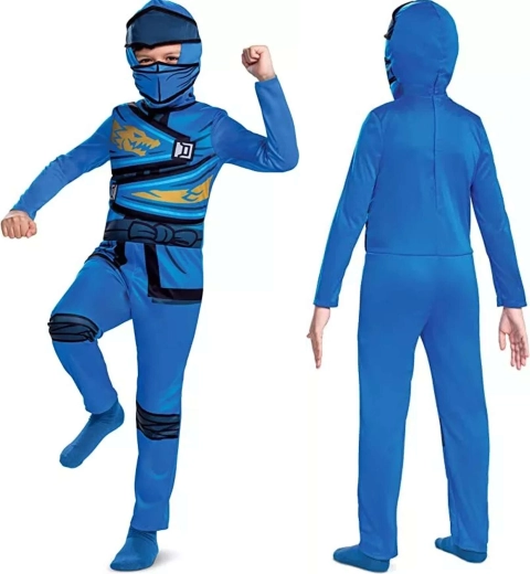Costum pentru copii LEGO NINJAGO Jay 127–136 cm (7–8 ani)