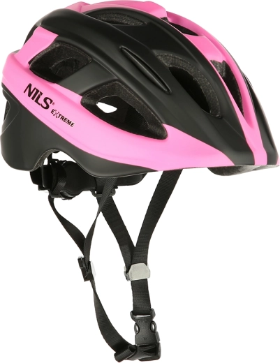 Cască de ciclism NILS Extreme MTV35J roz – S (48-53 cm)