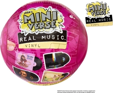 MGA's Miniverse real music mini discuri de vinil cu gramofon - 1 bucată