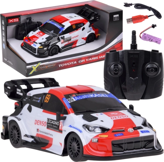 Mașină RC de curse Toyota GR Yaris WRC 1:14 cu acumulator