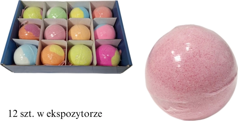Bombă efervescentă de baie care colorează apa