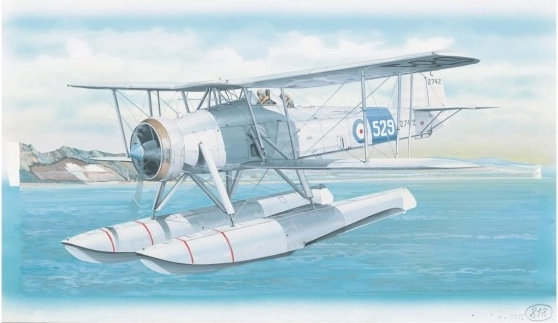 Kit model avion Fairey Swordfish Mk.2 (26,4 × 29 cm)