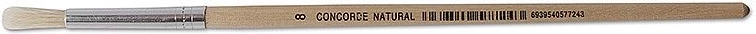Pensulă școlară rotundă CONCORDE Natural nr. 8