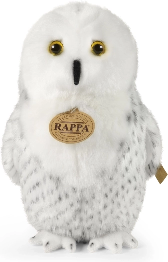 Bufniță polară de pluș Rappa eco-friendly 24 cm