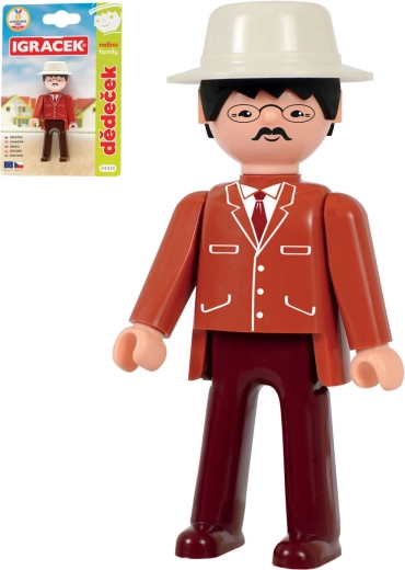 Efko Igráček Familie – bunic, figurină articulată pe carton
