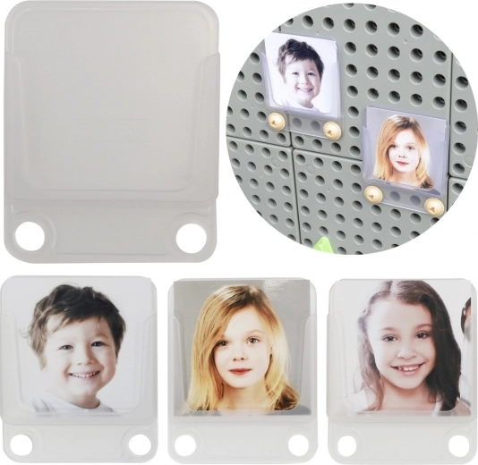 Masterkidz buzunare transparente pentru fotografii și carduri, set de 6 bucăți