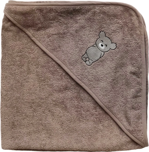 Petú Petú prosop cu glugă pentru bebeluși Teddy