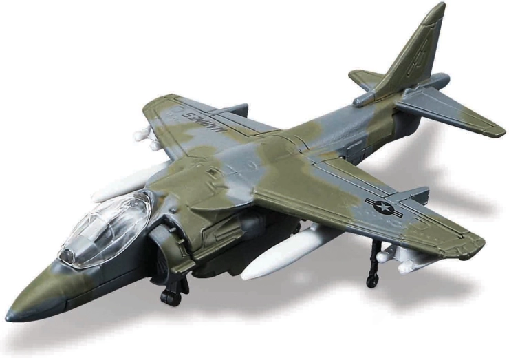Maisto Fresh Metal Tailwinds AV-8B Harrier II avion gri închis