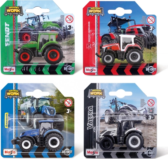 Maisto mini tractor de lucru 3 inci în blister