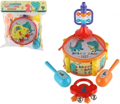 Set instrumente muzicale pentru copii cu dinozauri
