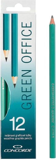 Creioane grafit CONCORDE Green Office HB, 12 buc.