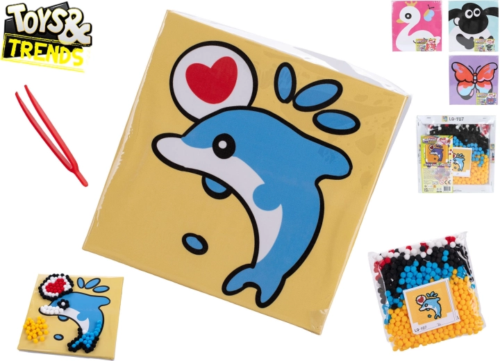 Mozaic cu biluțe autocolante TOYS & TRENDS – set creativ pentru copii