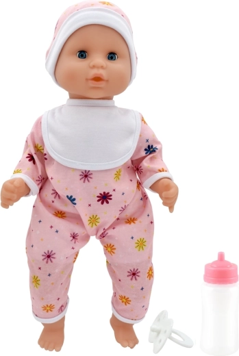 Păpușă Baby Joy roz 38 cm