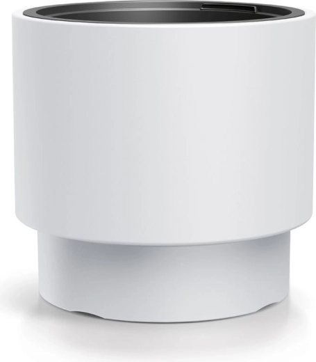 Ghiveci alb din plastic cu inserție 46,8 cm HEOS