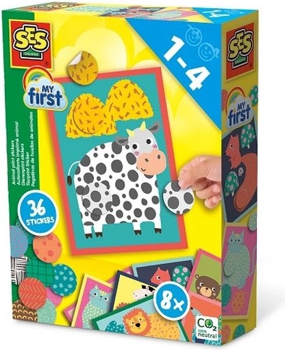 SES Creative My First lipire cu autocolante – animăluțe