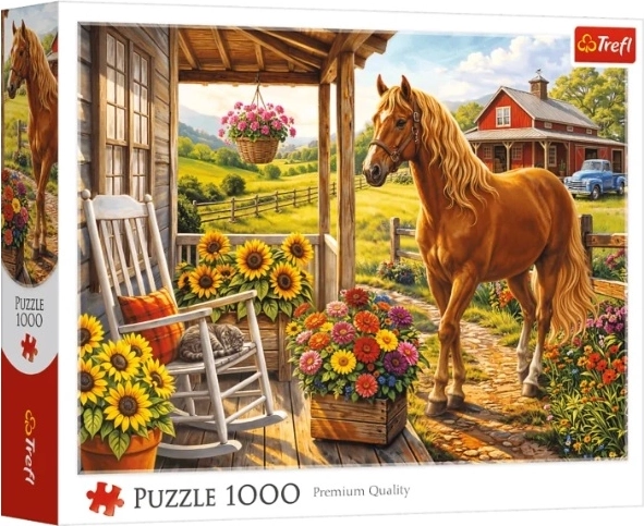 Puzzle „Cal pe fermă” 1000 de piese