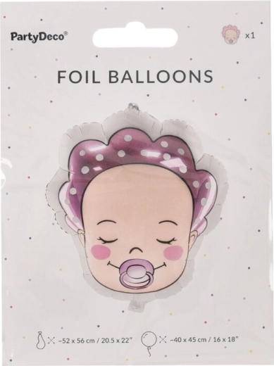 Balon din folie cu inscripția BABY 40 × 45 cm