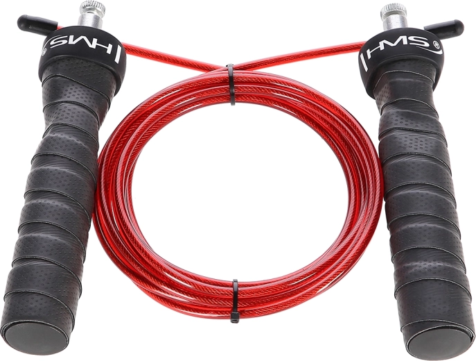 Sfoară de sărit rapidă HMS SK48 cu cablu din oțel și rulmenți