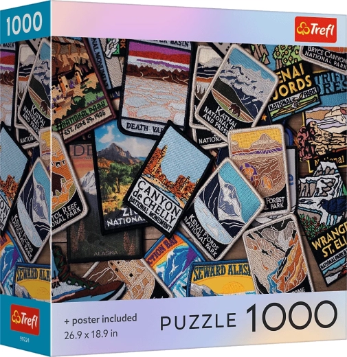 Puzzle Trefl Suveniruri americane 1000 de piese