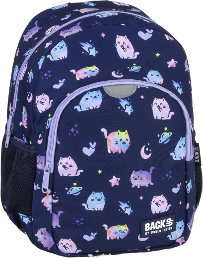 Rucsac pentru copii BackUP violet kittens 12 l