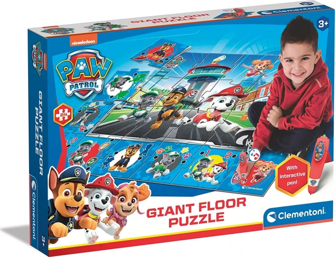 Puzzle cu covor Păzia Patrula, 24 piese
