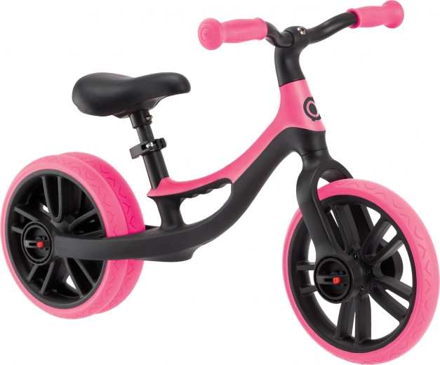 Bicicletă de echilibru pentru copii GLOBBER Go Bike Elite Duo fucsia