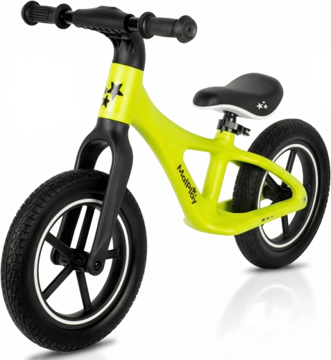 Bicicletă de echilibru NYLU lemon 12” cu roți din PU