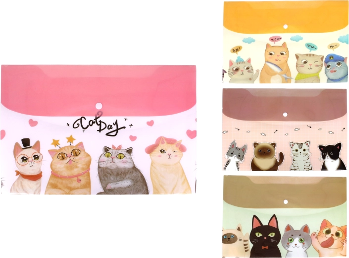 Mapă cu capsă 26 × 36 cm Pisici