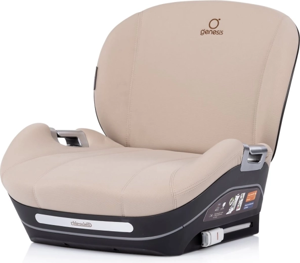Înălțător auto CHIPOLINO Genesis i-Size cu ISOFIX, 125–150 cm, Latte