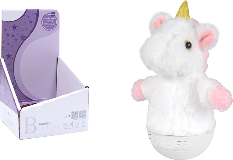 Jucărie de adormit cu lumină și muzică unicorn