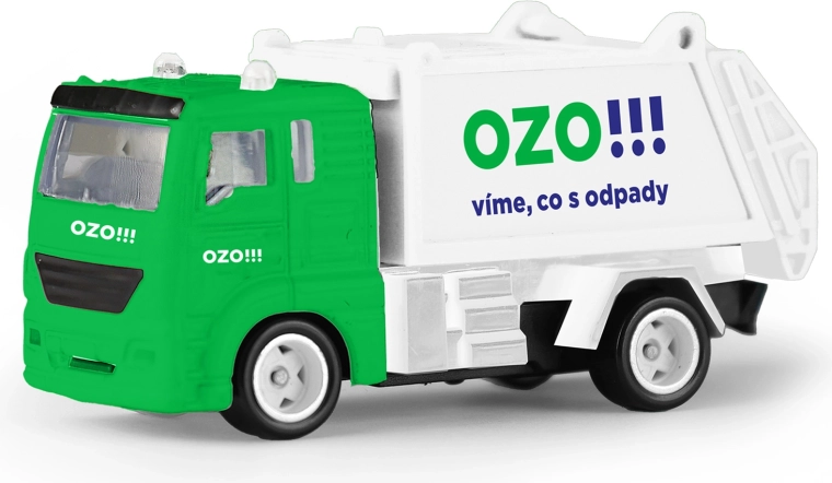 Mașină de gunoi metalică OZO 7 cm