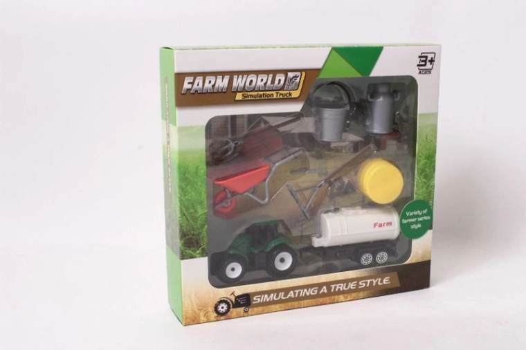 Set cu tractor Farm World