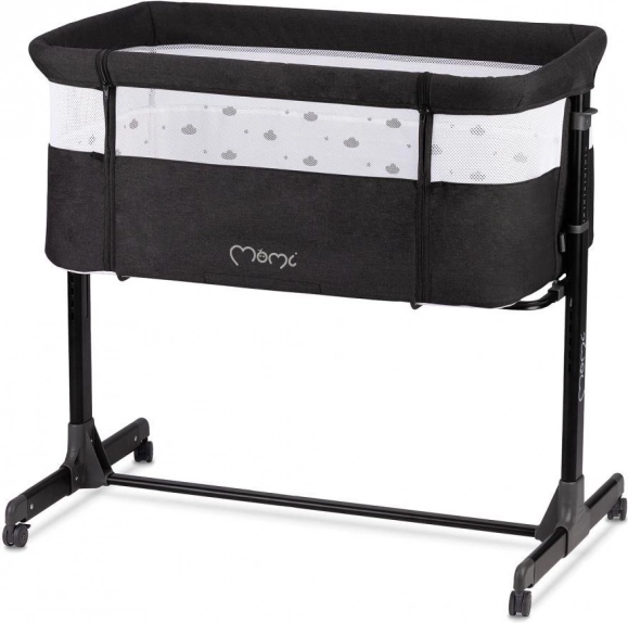 Pătuț MoMi REVO gri închis