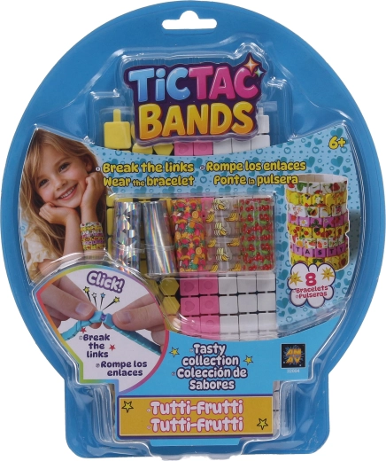 TICTAC BANDS set pentru confecționarea brățărilor tutti frutti - 8 buc.