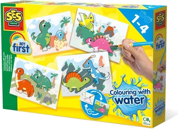 SES Creative My First pictură cu apă – dinozauri