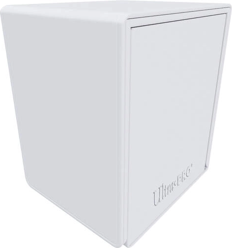 Ultra PRO Vivid Alcove Flip deck box alb - 1 bucată