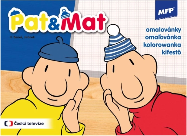 Carte de colorat PAT A MAT MFP, A5, 16 pagini