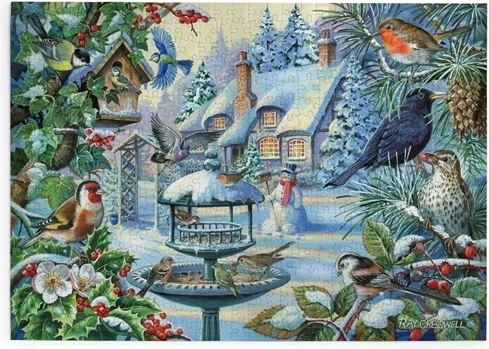 House of Puzzles Păsări de iarnă – puzzle cu 500 de piese mari