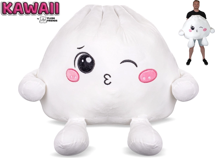 Plush Friends Kawaii Bao chiflă de pluș care face cu ochiul 60 cm - 1 bucată
