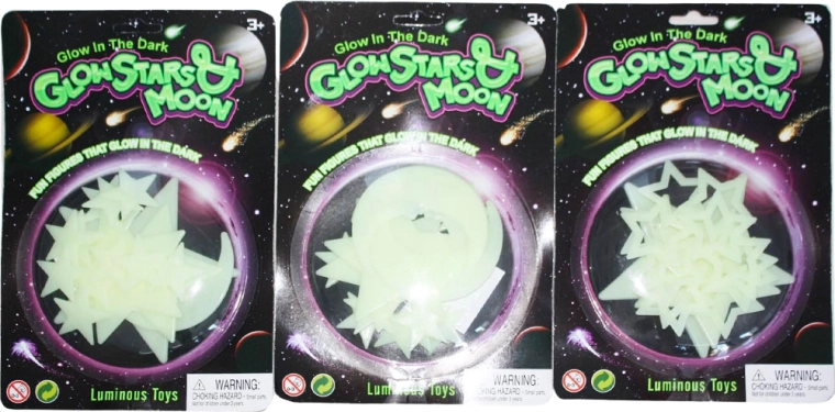 Decorațiune luminoasă lună și stele pentru camera copiilor