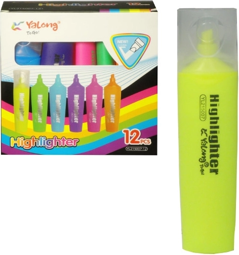 marker evidențiator colorat