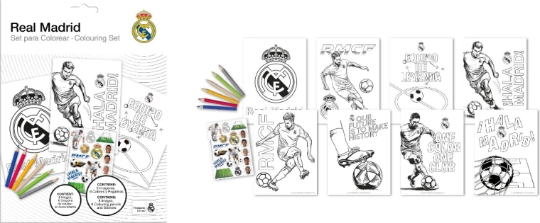 Set de colorat REAL MADRID