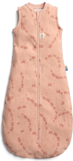 Ergopouch sac de dormit pentru copii din bumbac organic Jersey Elephant Parade 0,2 TOG (8–24 luni, 8–14 kg)