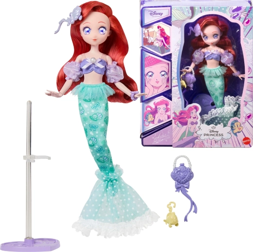 Disney Collector Ariel – păpușă de colecție manga cu accesorii